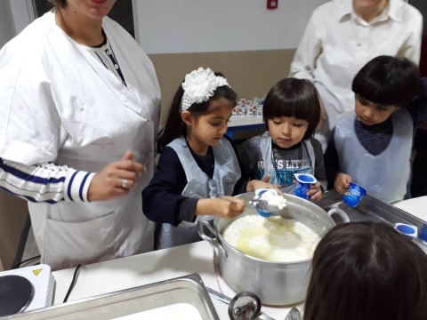 L'atelier de fabrication de fromage